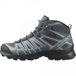 Salomon X ULTRA PIONEER MID Suurus cm GORE-TEX Naiste Matka-/Trekkingujalatsid, Eebenipuu/Tormine ilm/Veini degusteerimine, 24.5