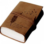 Nahast p&auml;evik reljeefne k&auml;sitsi valmistatud nahkk&ouml;ites p&auml;evik-m&auml;rkmik meestele ja naistele tavaline paber 240 lehek&uuml;lge ideaalne reisip&auml;evikuks 17,78 x 12,7 cm