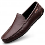 Ehtne Nahk Meeste Vabaaja Kingad Luksusbr&auml;ndi Meeste Mokassiinid Kerged Hingavad Slip-on Itaalia S&otilde;idukingad Moccasins 41