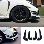 4 tk Eesmise kaitseraua Canardid Splitteri Finid &Otilde;hunoad Honda Civic TYPE R 16-21 jaoks