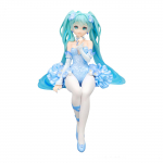 Hatsune Miku Seeria Nuudlipitser Kuju Nemophila Helesinine Versioon. Furyu - Hatsune Miku - Lillekuninganna Nemophila Helesinine V&auml;rv Nuudlipitseri Kuju
