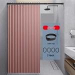 Veekindel ja hallituskindel magnetiline kokkupandav du&scaron;ikardin vannituppa ja magamistuppa Customizable Width/Height