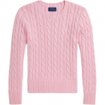Polo Ralph Lauren &Uuml;hev&auml;rviline Koekirjaga Puuvillane &Uuml;mmarguse Kaelusega Pikkade Varrukate Kampsun Laste kampsun Roosa CWPOSWEG6820586-650 L