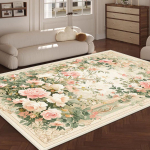P&otilde;hjamaise lille-taime stiiliga vaip elutuppa luksuslik kaunistus lilleline pl&uuml;&uuml;svaip 200x300cm magamistupp voodiotsa libisemisvastane pestav matt 200*230cm