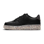Nike Air Force 1 GS Taaskasutatud Villast Kollektsioon - Must Laste Tennised Metallik-H&otilde;bedased DB2813-001 36.5