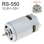 RS550 DC mootor 10,8V-25V Suure kiirusega RS 550 Elektrilised t&ouml;&ouml;riistad Mikromootor elektrilisele puur-kruvikeerajale Juhtmeta kruvikeeraja Tarvik 16.8V