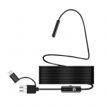 7,0 mm TYPE-C endoskoopkaamera IP67 veekindel 6 LED-i reguleeritav USB Androidi paindlik kontrollboreskoopkaamera telefoniarvuti jaoks 1.5m