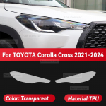 TOYOTA Corolla Cross Hybrid 2021-2024 Autole Esitulede L&auml;bipaistev TPU Kaitsekate Kile Esitulede V&auml;rvi Muutmine Transparent