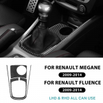 Renault Fluence Megane 2009 2010 2011 2012 2013 2014 2015 jaoks Ehtne Pehme S&uuml;sinikkiust Kleeps LHD RHD K&auml;igukasti Siseviimistlus