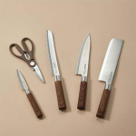 [KUUM PAKKUMINE] [HAPPYCALL] Happy Call Puidust k&auml;epidemega Nuga + K&auml;&auml;rid 5-osaline komplekt