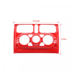 Auto automaatse kliimaseadme juhtpaneel Kaunista kate Suzuki Jimny JB64 JB74 -2023 siseliistude tarvikutele punane