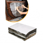 10Pcs 25*18cm*5mm Sound Deadener Heat ulation Mat Car ulation Hood Silent