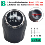 Car Accessories Gear Shift Knob For Suzuki S-Cross Vitara SX4 shift lever B 6 Speed