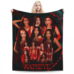 Katseye Kpopi Muusika Tekk Soe Pehme Moodne Pl&uuml;&uuml;sist Voodipesu Viska Tekid T&uuml;drukutele Poistele Diivanivoodi Flanell Voodikate Voodikate 30x40in