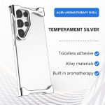 Ebakorrap&auml;rane Metallist P&otilde;rkeraud Telefoni&uuml;mbris Samsung Galaxy S22 S23 S24 S25 Ultra Plus jaoks Alumiiniumist Jahutav P&otilde;rutuskindel Kate S25Ultra jaoks Galaxy S22 Ultra lilla
