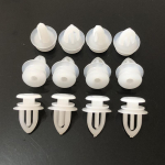 50Pcs Car Tweeter Triangle Wing Mirror Trim Panel Clips Plastic Auto Fastener Rivets For Opel Vauxhall Corsa Astra Ford 7mm hole