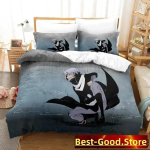 Tensura Rimuru See kord, kui ma sain limaks &uuml;mbers&uuml;ndinud Voodipesukomplekt Tekikate Voodikomplekt Tekikate Tekk Kuninga/Kuninganna Suurus AU Single(140*210cm)3pcs gray