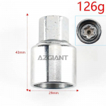 1 tk Autorehvi Vargusvastane Kruvi Lahtikeeramise T&ouml;&ouml;riist V&otilde;tmeh&uuml;lss Volkswagen Beetle Polo Golf Jetta Passat CC Tiguanile Remondit&ouml;&ouml;riistad