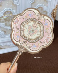 Flower Knows liblikas pilvekraega kollektsioon kosmeetiline peegel k&auml;es hoitav peegel peen reljeefne meigivahendite merineitsi peegel