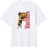Marl Boro T-s&auml;rkide kollektsioon _ Kauboi Cowgirl L&auml;&auml;ne-Vintage _ Esmaklassiline raskekaaluline s&auml;rk meestele ja naistele S valge