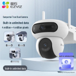 Hikvision EZVIZ HB90 4G Kaheobjektiiviga Akuga PTZ Kaamera CN pistikuga (adapter kaasas)