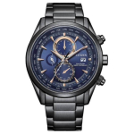 CITIZEN 100m Veekindel Valgusj&otilde;ul t&ouml;&ouml;tav Kvartsmehhanismiga Roostevabast Terasest Rihmaga K&auml;ekell 43 mm AT8265-81L Blue Dial