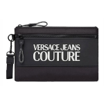 Versace Jeans Couture Kirjalogo Minimalistlik Paarikott Unisex kott Must 71YA5P90-ZS108-899 Basic Set (Bag+Dust Bag)