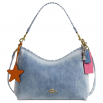 Coach Vintage Denimist Ripuv Ripats Laurel Wanderer Kott Kangast &Otilde;lakott Suured Naiste kotid Denim-Sinine CEF26-IMNIM Basic Set (Bag+Dust Bag)