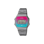 CASIO Unisex VINTAGE Seeria Kell A168WERB-2A A168WERB-2A Multicolor Watch Dial