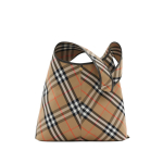 Burberry Vintage Check L&otilde;uend Hobo Kott Suur &Uuml;lemise K&auml;epidemega T&otilde;mblukuga K&auml;ekott 80941451 Gift Set(Basic Set+Box+Shopping Bag) brown