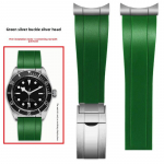 Kella rihm Tudor Biwan Black Bay M79230R M79363N seeria jaoks Metallist Kaardus Otsaga Kummist Kella Rihm 20mm 21mm 22mm 20mm