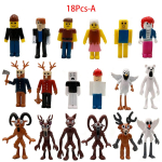 18tk/komplekt Kuum 99 &Ouml;&ouml;d Metsas Hirv Hunt 10cm Figuur Kaunistus Kollektsioon S&uuml;nnip&auml;ev Hirmutav P&uuml;hade J&otilde;ulukingid M&auml;nguasjad Lapsed black