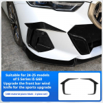Bmw G60 G61 520i 520d 530e 550e M Sport 2025-2025 jaoks Eesmise kaitseraua splitter Udutulede iluv&otilde;re kattekate &Otilde;hutusava Kerakomplektid must
