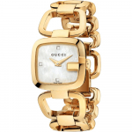 Gucci YA125513 G-Gucci p&auml;rlmutter naiste k&auml;ekell 24 kuld