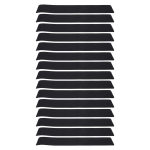 15 tk libisemisvastaseid treipinna teipe ja 1 rull liimiga trepinurga katteid v&auml;literassi, puidust astme, sissep&auml;&auml;surampide jaoks 6x32 Inch black