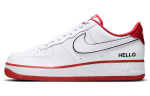 Nike X Urbanstar Air Force 1 '07 Lx 'HELLO Pack Valge &Uuml;likoolipunane' CZ0327-100 38.5