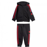 Adidas Originals Vabaaja Spordir&otilde;ivad Trefoil Kollektsioon Kapuutsiga V&auml;litingimustesse Tuulekindel Termiline Fliisvoodriga Punane Must GD2642 74