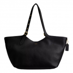 Coach Gramercy 35 Logoga Ripats Magnetiline Kinnisega Krokodillinahast Kandekott Ostukott &Otilde;lakott Suur Naiste Kandekott Must CAM00-B4BK Basic Set (Bag+Dust Bag)