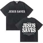 Pestud Vintage Kristlik Jeesus Kristus Fitness J&otilde;usaali T-s&auml;rk Meeste Naiste Vabaaja Puuvillased &Uuml;le suuruse T-s&auml;rgid Meeste Mood T&auml;navamood M black