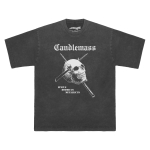 Candlemass T-s&auml;rk Heavy Metal Solitude Aeturnus Solstice Trouble Meeste Riided L&uuml;hikeste Varrukatega Suvine Puuvillane Tr&uuml;kitud S&auml;rk XL gray