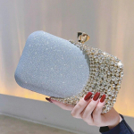 Crystal &Otilde;htune Sidurikott Pulmakott Pulmapeo S&auml;delev &Otilde;htus&ouml;&ouml;k Sidurikotid Rhinestone Glitter K&auml;ekott Kuldne h&otilde;be