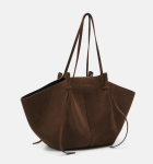 Naiste &Otilde;lakott Suede Nubuck Suure Mahutavusega K&auml;eshoitav Tiib-Tote Kott Disainer Lg &Otilde;larihm Ostukott Ruumikas Uus brown