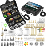 MadBite by KastKing 182/265/400 tk Kompaktne kalastustarvikute komplekt - K&otilde;ik-&uuml;hes mageveekonksud, raskused, ujukid karbis, kalastusvarustuse komplekt 182pcs Terminal Tackle Kit