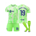 (roheline, 22) (#19 LAMINE YAMAL) 24/25 Barcelona hooaja teine v&otilde;&otilde;rsilmem&auml;ng laste ja t&auml;iskasvanute jalgpallis&auml;rgid 22