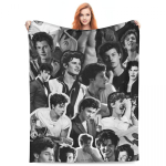 S-Shawn Mendes Tekk Muusik Matkamine Flanell Visketekk Super Pehme Diivan Tool Kohandatud Voodikate Kingitus 130x150cm