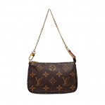 [Kasutatud] Louis Vuitton Mini Pochette Accessoires 'Brown Monogram Canvas' - V&auml;ga hea #ZY95GK ONE SIZE