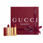 Gucci meigikomplekt Kuldne Tuubihuulepulk Kuulsuse Kahev&auml;rviline Kingikarp, V&auml;rv Sametine Udune Huulepulk, Komplekt Sametine Udune Huulepulk#509+Sametine Udune Huulepulk#217 kuld