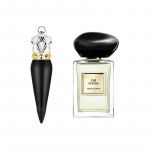 Armani parf&uuml;&uuml;mikomplekt Jade Dragon Tea #001M Rouge Louboutin Klassikaline Punane Kuninganna Skeptri Must Tuubihuulepulk 3,8g Jade Dragon Tea L&otilde;hn Eau de Toilette 50ml must