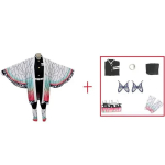 Kochou Shinobu Cosplay Kost&uuml;&uuml;m Anime Demon Slayer Cosplay Acres &Uuml;htne Parukas Halloweeni Peokost&uuml;&uuml;m T&auml;iskasvanud Lapsed Kids130cm must