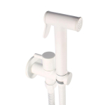 K&auml;sidu&scaron;ikomplekt Reguleeritav &Uuml;hes t&uuml;kis WC-du&scaron;&scaron; Voolikuga Pihusti Du&scaron;ipihusti Kaasaskantav Vannitoapihusti (White,Brass) valge